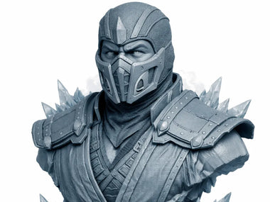 Sub Zero 3D Bust Mortal kombat ( Arcade )