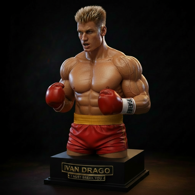 Ivan Drago 3D Bust I Must Break You