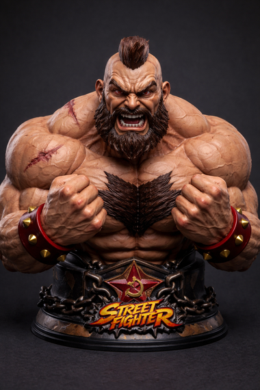 Zangief Street Fighter 3D Bust