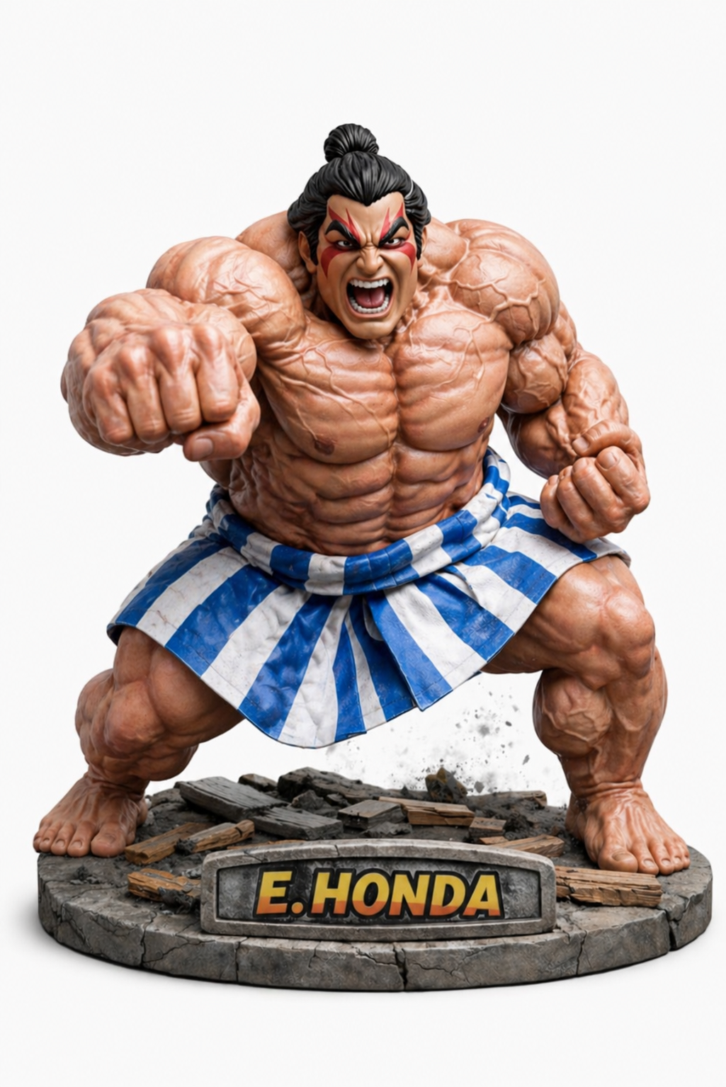E. Honda Street Fighter 3D Bust 100 hand slap