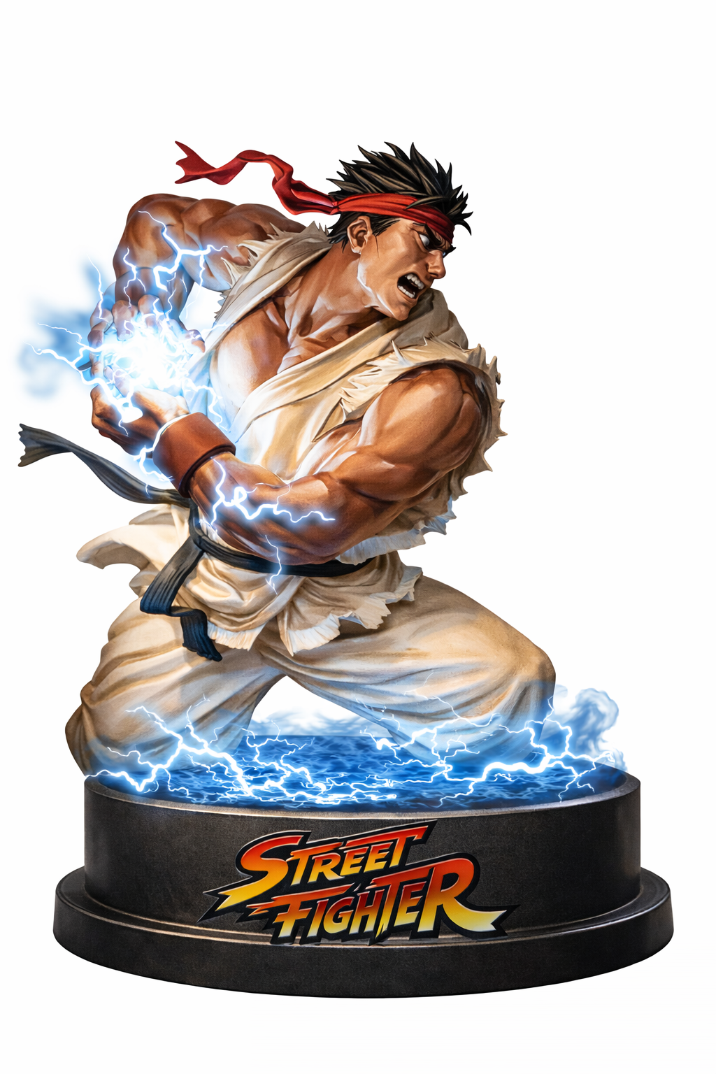 Ryu Street Fighter 3D Bust Hadoken High Attack Stance
