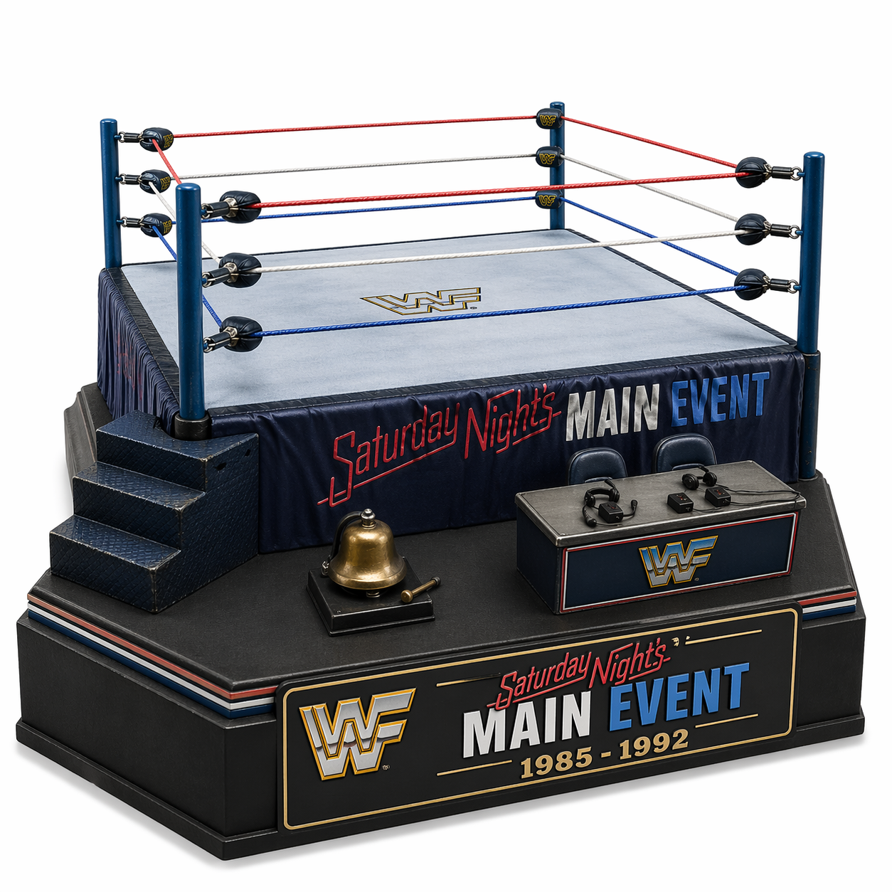WWF Vintage years 3D high Detailed ring Saturday Night's Main Event