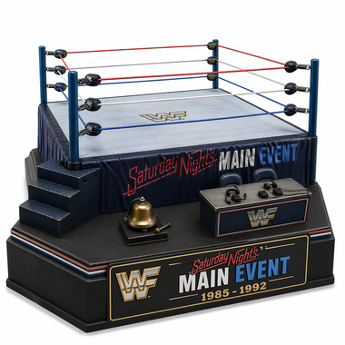 WWF Vintage years 3D high Detailed ring Saturday Night's Main Event