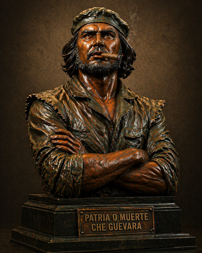 Che Guevara Revolutionary and former Minister of Industries of Cuba 3D Bust