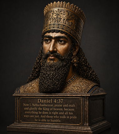 Nebuchadnezzar II high detail 3D Bust