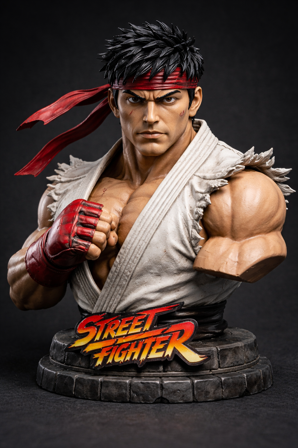 RYU Street Fighter 3D Bust fight stance
