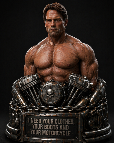Terminator T-800 opening scene 3D High Detailed Bust Haryley