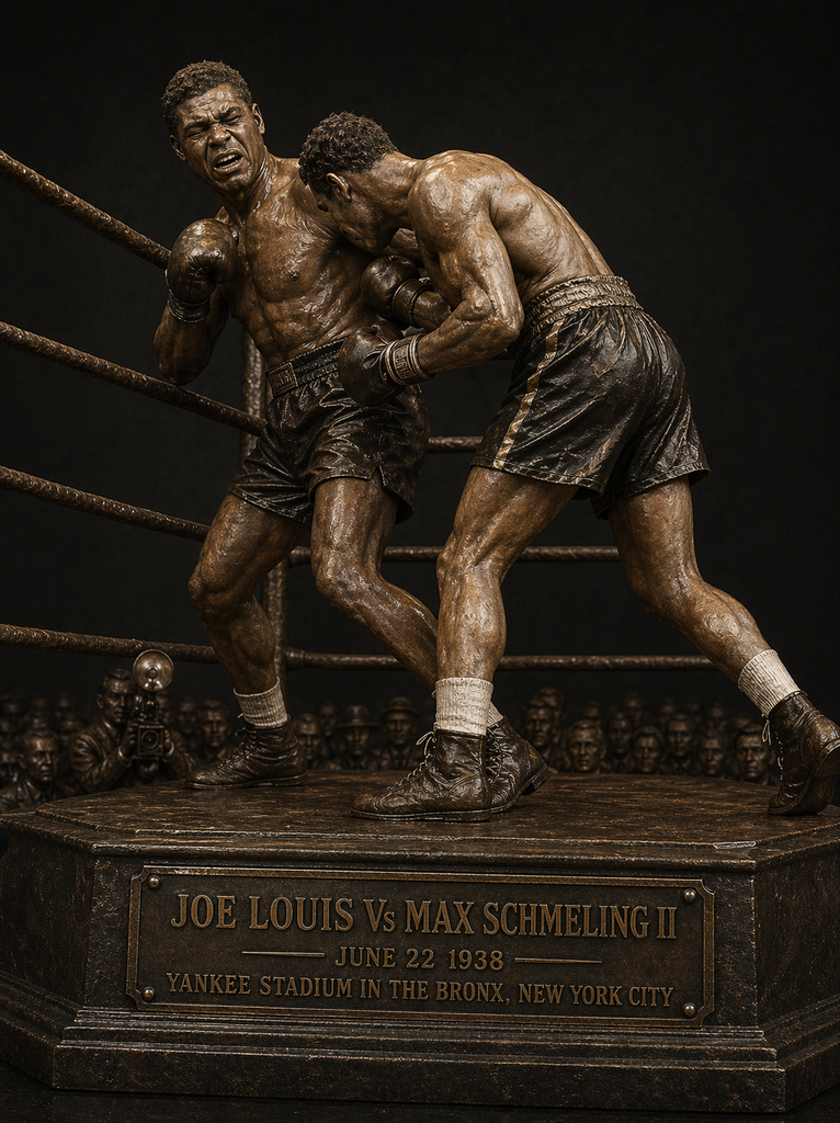 Joe Louis Vs Max Schmeling II 3D statue