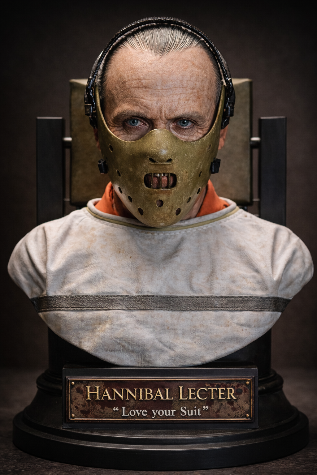 Hannibal Lecter In Cross jacket 3D Bust High detail