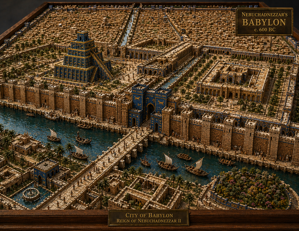 Nebuchadnezzar's Babylon 3D High detailed statue