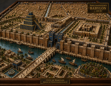 Nebuchadnezzar's Babylon 3D High detailed statue