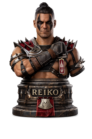 Reiko Mortal Kombat 3D Bust