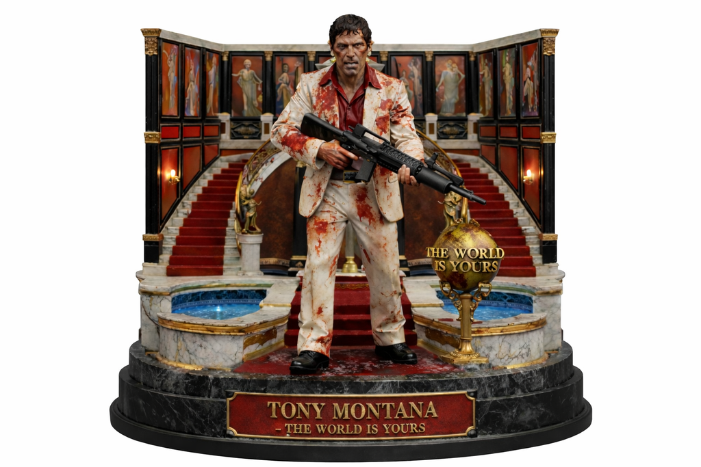 Scarface Tony Montana highly detailed Mansion 3D