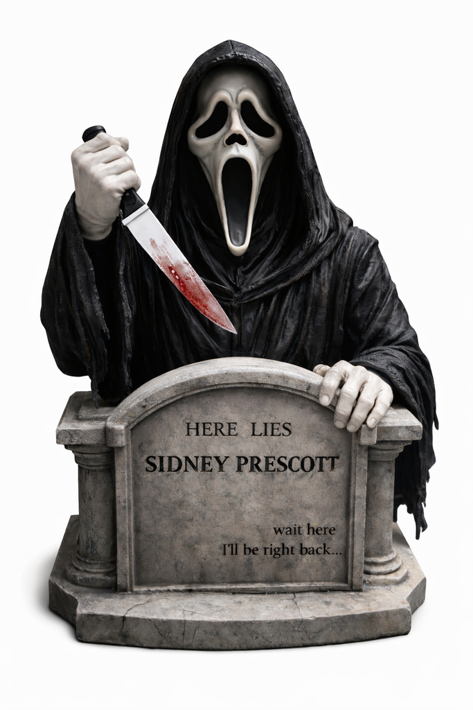 Ghost face Scream 3D Bust