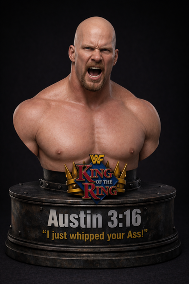 Stone Cold Steve Austin 3D Bust Most iconic Moment