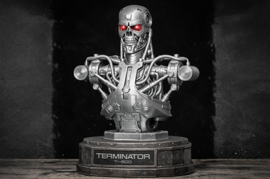 Terminator T-800 3D Bust Skeleton
