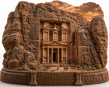 Petra Castles V2 3D Statue