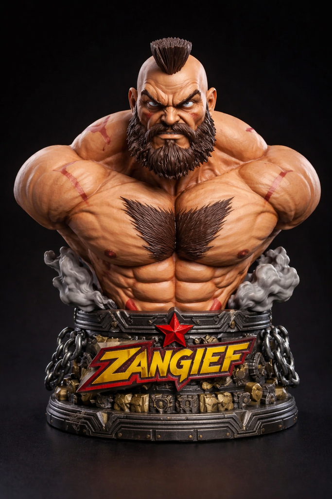 Zangief Street Fighter 3D Bust