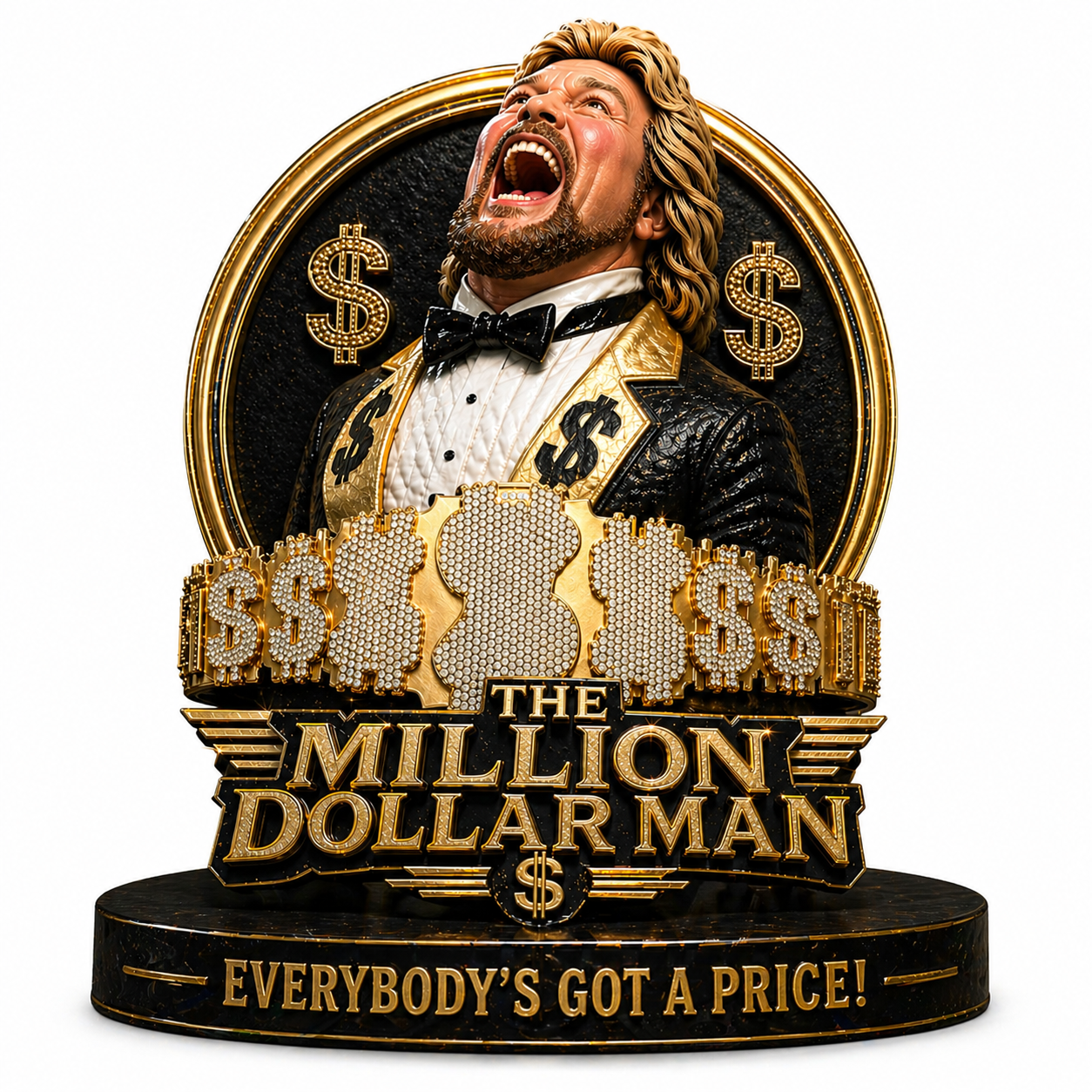 The Million Dollar Man ' Every bodys got a price ' 3D Bust High detail