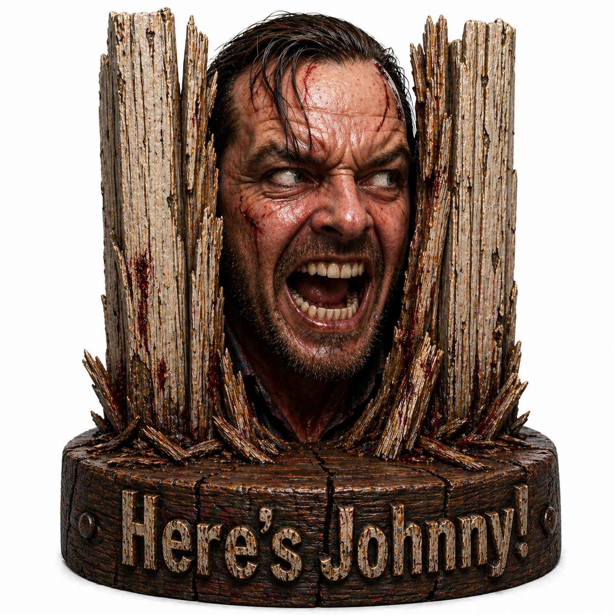 The Shining Heres Johnny! 3D Bust High Detail