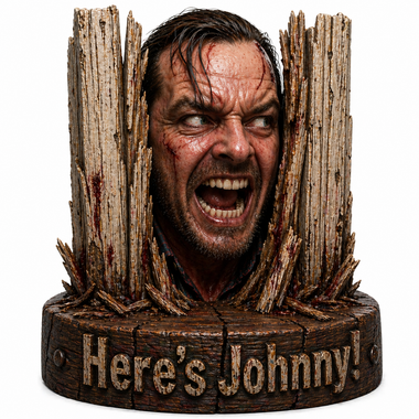 The Shining Heres Johnny! 3D Bust High Detail