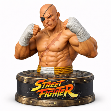 Sagat Street Fighter 3D Bust high Detail